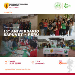 Conferencia 15 Aniversario SAPUVET-PERÚ