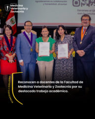 Reconocen a docentes de la Facultad de Medicina Veterinaria y Zootecnia por su destacado trabajo académico.